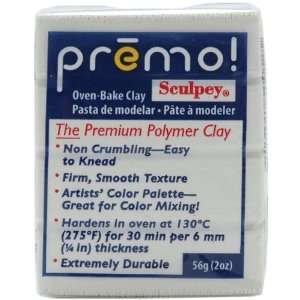  Premo Sculpey Polymer Clay 2 Ounces White   655280 Patio 