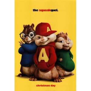  2009 Alvin and the Chipmunks The Squeakuel 27 x 40 inches 