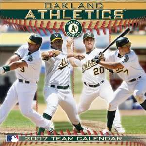  Oakland Athletics 2007 MLB 12X12 Wall Calendar