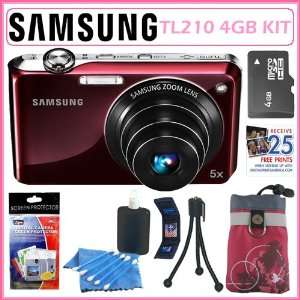 Samsung TL210 Dual View 12.2MP Digital Camera with 27mm Lens in Pink 