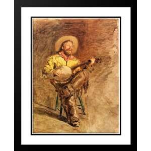  Eakins, Thomas 28x36 Framed and Double Matted Cowboy 