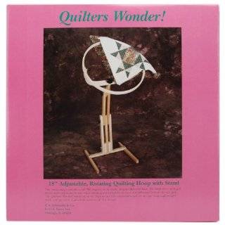 Edmunds Quilters Wonder Adjustable Quilting Hoop Frame with Stand