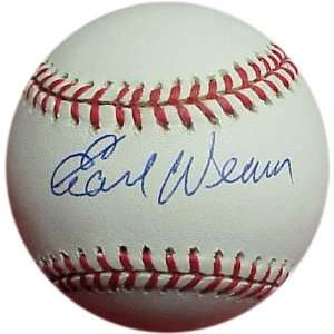  Earl Weaver Autographed Baseball