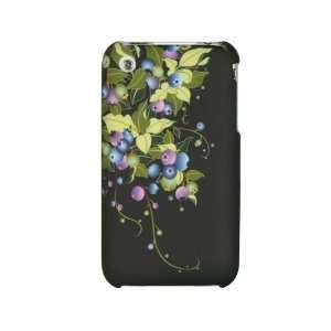 BLACK BERRY FLOWER Perfect fit for Apple Iphone 3G / 3GS Made of High 