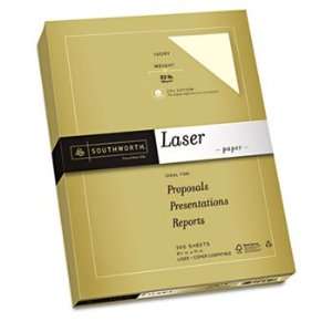  25% Cotton Premium Laser Paper, Ivory, 32 lbs, Smooth, 8 1 