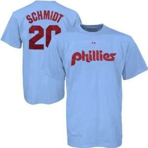 Mike Schmidt Philadelphia Phillies Coastal Blue Name and Number 
