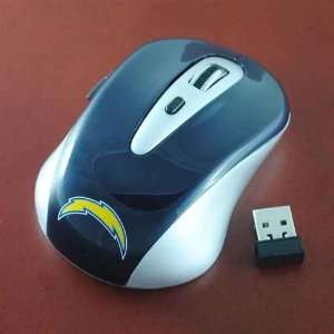  San Diego Chargers 2.4G Wireless Optical Field Mouse 