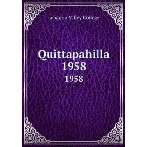  Quittapahilla. 1958 Lebanon Valley College Books