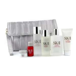 Travel Set Cleansing Oil + Cleanser + Clear Lotion + Facial Treatment 
