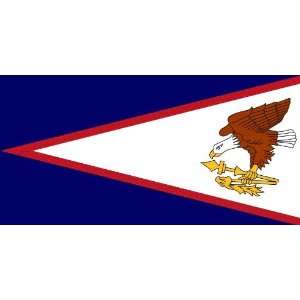 American Samoa Flag Sheet of 21 Personalised Glossy Stickers or Labels 
