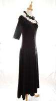 NWT Betsey Johnson Cotton Lolita Style Dress Black S  