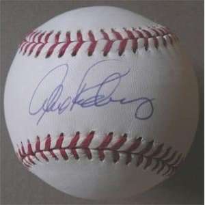   Autographed Alex Rodriguez Ball   American League