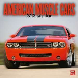  American Muscle Cars 2013 Wall Calendar 12 X 12 Office 