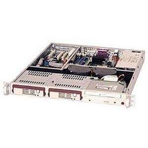  SUPERMICRO CS SC811 T 1U 250W 2*SATA WO FDD CD BEIGE 