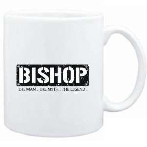  Mug White  Bishop  THE MAN   THE MYTH   THE LEGEND 