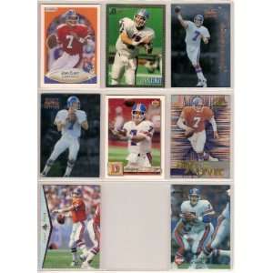John Elway 8 Card Lot One (Denver Broncos)  Sports 