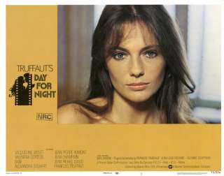 DAY FOR NIGHT (Warner Bros, 1973) Jacqueline Bisset , Jean Pierre 