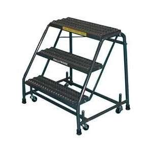 BALLYMORE 6CEF7 Ladder, 3 Step, Perf Tread, 450lb.  