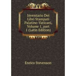   Vaticani, Volume 1,Â part 2 (Latin Edition) Enrico Stevenson Books