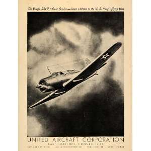   Bomber US Navy United Aircraft   Original Print Ad