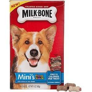 Milk Bone Minis Flavor Snacks, 15 Ounce Grocery & Gourmet Food
