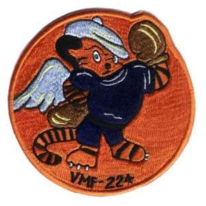  VMF 224 Patch USMC 4.8 Military Arts, Crafts & Sewing
