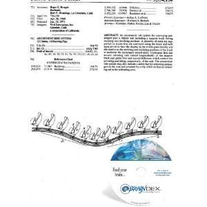  NEW Patent CD for AMUSEMENT RIDE SYSTEM 