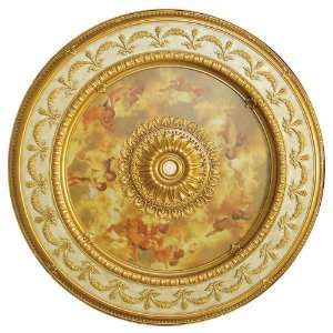 Sistine Chapel Garland Round Ceiling Medallion