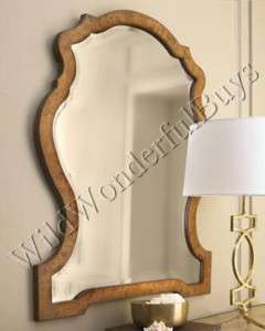 HORCHOW Kaydence Arched Wood WALL MIRROR Beveled NEW  