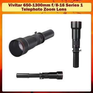  Vivitar 650 1300mm f/8 16 SERIES 1 Telephoto Zoom Lens For 