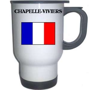  France   CHAPELLE VIVIERS White Stainless Steel Mug 
