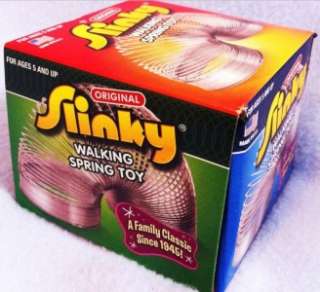 Original Metal Slinky Walking Spring Toy Family Classic Since 1945 