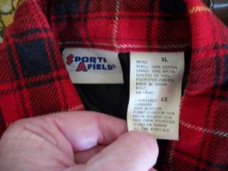 Lumberjack Plaid Flannel Quilted Shirt Jacket XL *Jesse James Low 