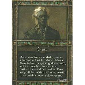  Icewind Dale Drow Collectors Card 