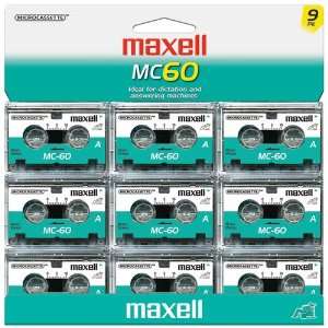  Maxell 179093 Microcassettes (9 Pk) (Audio/Tape 