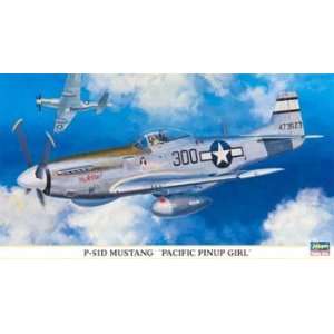  Hasegawa 1/48 P51 D Mustang Pacific Pin Up Girl Kit Toys & Games