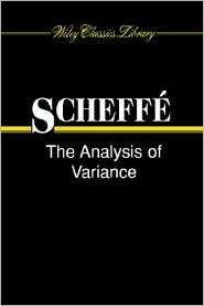   of Variance, (0471345059), Henry Scheffe, Textbooks   