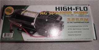 High Flo 3.8 GPM Ag Sprayer Pump 12v 5275704 NEW  