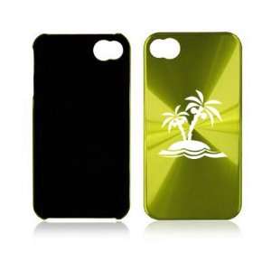   Aluminum Hard Back Case Palm Tree Island Cell Phones & Accessories