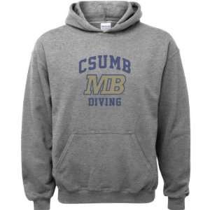 Cal State Monterey Bay Otters Sport Grey Youth Varsity Washed Diving 