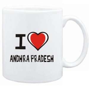    Mug White I love Andhra Pradesh  Cities