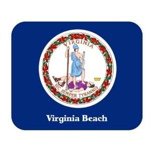  US State Flag   Virginia Beach, Virginia (VA) Mouse Pad 
