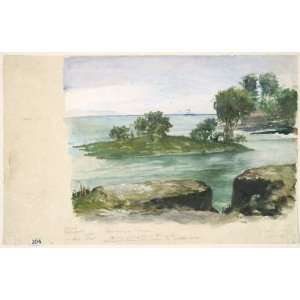  FRAMED oil paintings   John La Farge   24 x 16 inches 