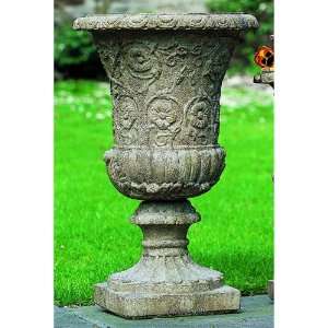  Farnese Medium Cast Stone Urns Patio, Lawn & Garden