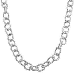    Sterling Silver 6.3 mm Solid Filo Link Chain (16 Inch) Jewelry