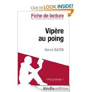 Vipère au poing de Hervé Bazin (Fiche de lecture) (French Edition 