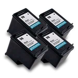  HP 98 C9364WN Remanufactured Combo Pack   4 Black Ink 