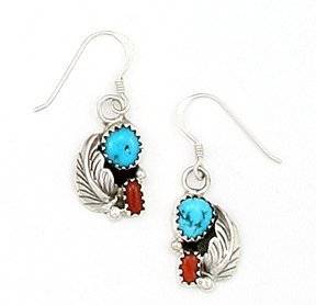 By Navajo Artist Bobby Becenti Beautiful Sterling silver Turquoise 