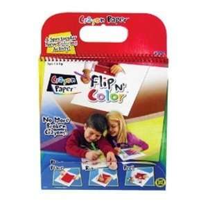  Flip ‘N Color Crayon Book Toys & Games