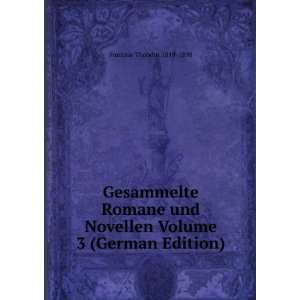   Novellen Volume 3 (German Edition) Fontane Theodor 1819 1898 Books